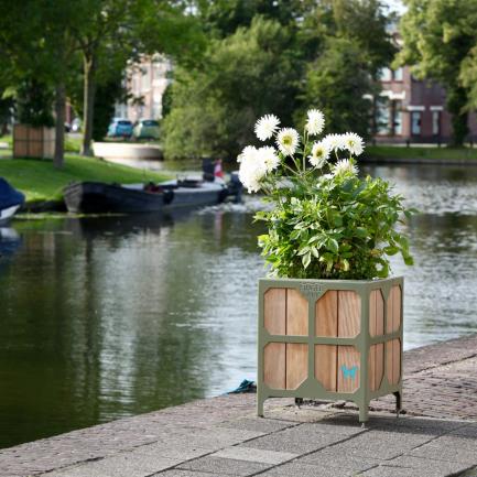 bloembakken voor Leiden Bureau Stoep 2